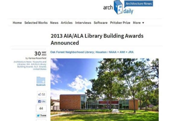 2013 aia award oak forest