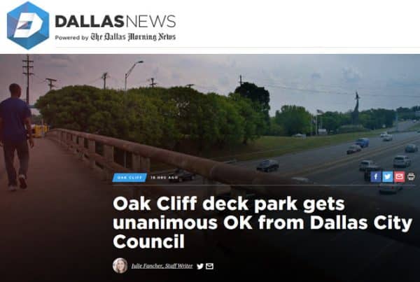 2017 Oak Cliff Deck Park Approved