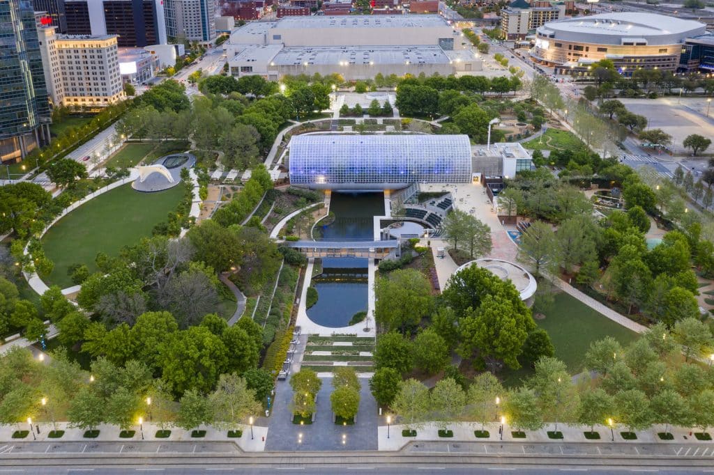 Myriad Botanical Gardens Aerial Myriad Botanical Gardens Aerial