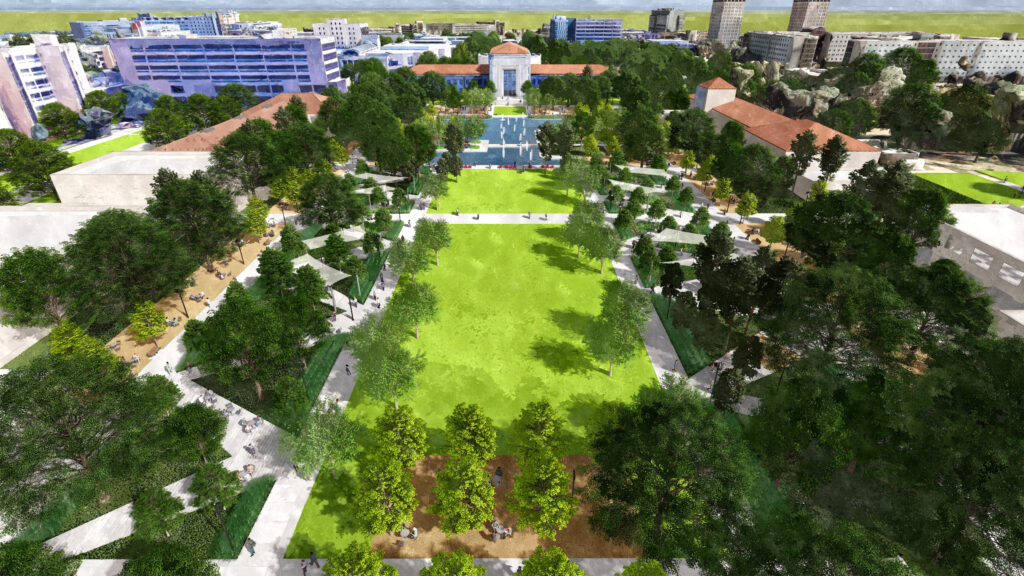 CEN PLAZA VIEW TO CULLEN