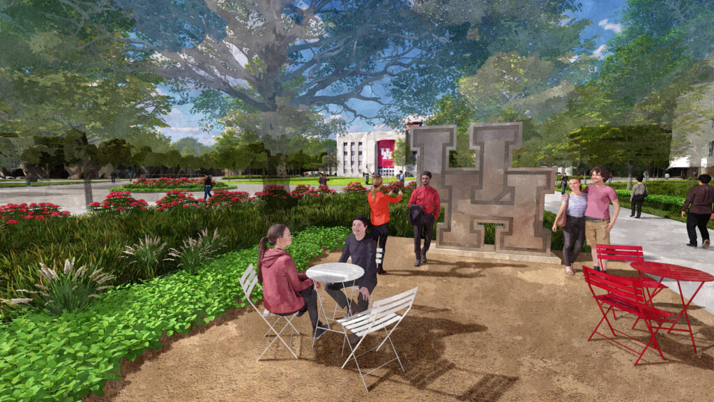 UNI DRIVE UH LOGO SIGN