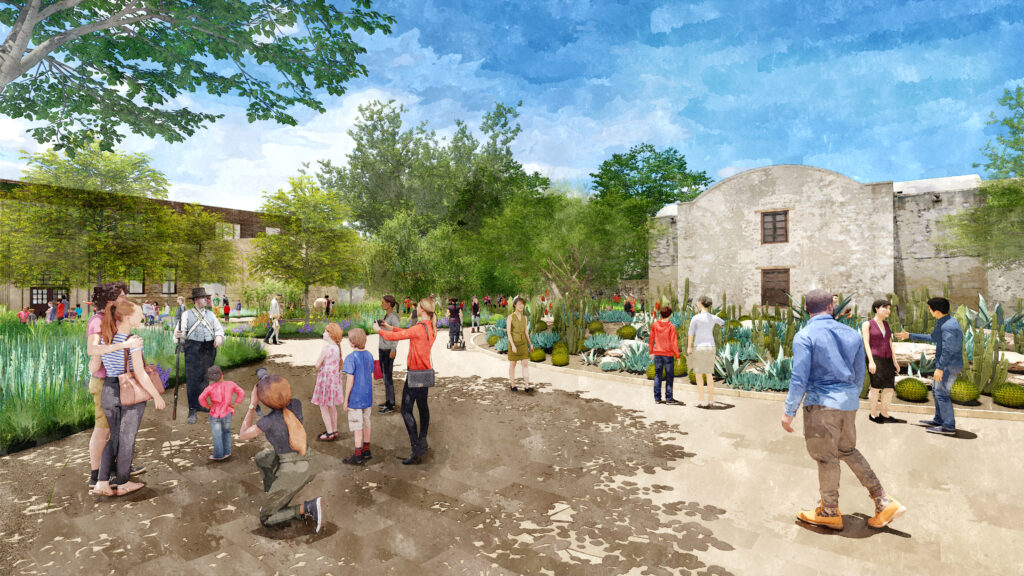 Alamo Gardens Cactus Garden in Central Terrace