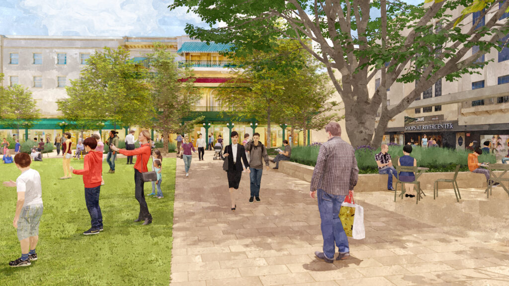 Plaza de Valero Looking Toward Menger Hotel_The Alamo MP_OJB