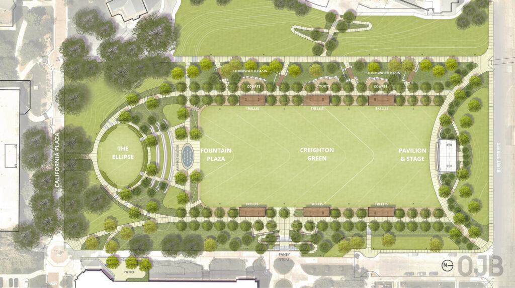 Creighton Univ Quadrangle - Plan